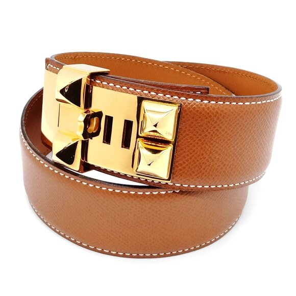 Hermes Belt Browns Leather mon-537-092125 - Picture 1 of 9